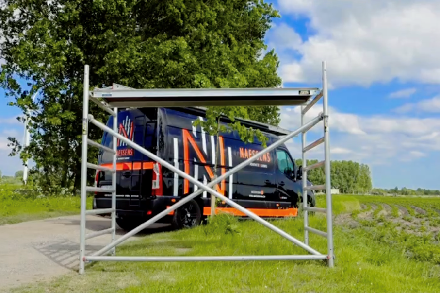 Verhuur stelling Custers (aluminium rolstelling) 